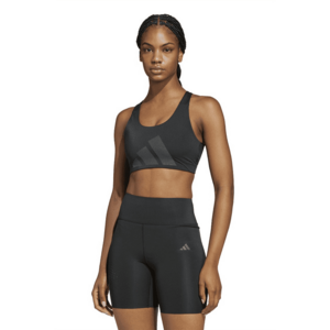 Bustiera cu decupaj pe spate pentru fitness - Negru imagine