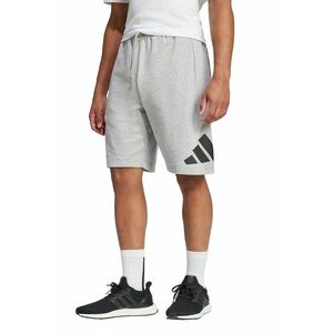 Pantaloni scurti din amestec de bumbac cu imprimeu logo - Negru/Gri deschis melange imagine
