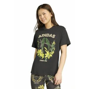 Tricou din bumbac cu imprimeu contrastant - Negru/Galben imagine