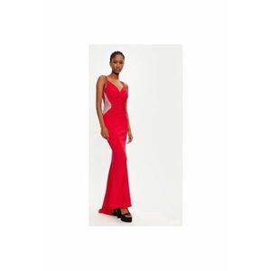 Rochie dama - 304917455 - Poliester - Negru - Rosu imagine