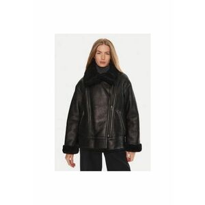 Cojoc dama - 304328138 - Piele naturala - Negru - Negru imagine