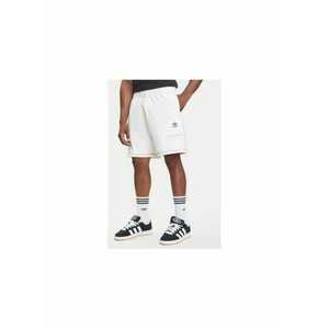 Pantaloni scurti de trening din poliester cu model grafic si logo - imagine
