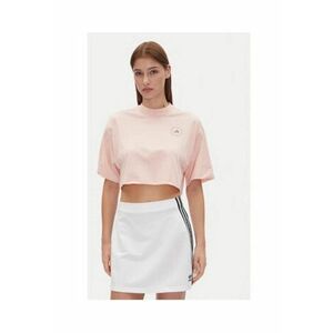Tricou crop cu logo imagine