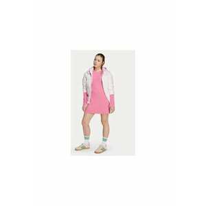 Rochie casual cu maneci lungi si imprimeu logo imagine
