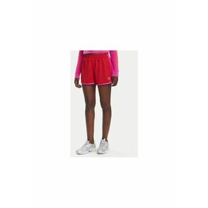 Pantaloni scurti de trening din poliester cu dungi si logo imagine