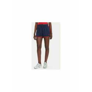Pantaloni scurti de trening cu margini contrastante si logo frontal imagine