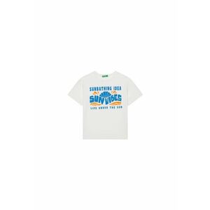 Tricou baieti 3JERC10PE - Bumbac - Alb - Alb imagine