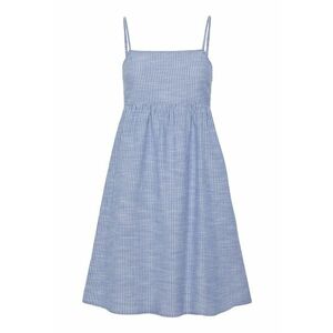 Rochie de vara dama 17155309 - Bumbac/In - Albastru - Albastru imagine