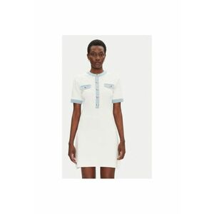 Rochie dama 251-RMROME - Poliester/Viscoza - Alb - Alb imagine