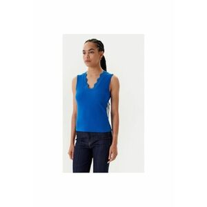 Top dama 251-DADILO - Poliester reciclat/Viscoza - Albastru - Albastru imagine