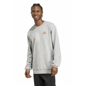 Bluza de trening cu imprimeu grafic pe partea din spate - Portocaliu mandarina/Gri deschis melange/Albastru imagine
