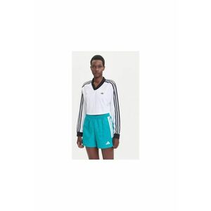 Bluza din poliester cu maneci lungi si guler polo imagine