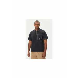 Tricou polo din bumbac cu striatii imagine