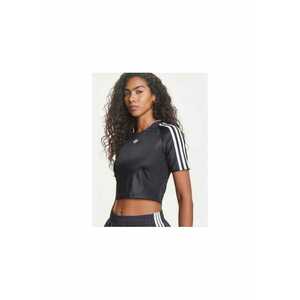 Tricou crop cu decolteu rotund 001 imagine