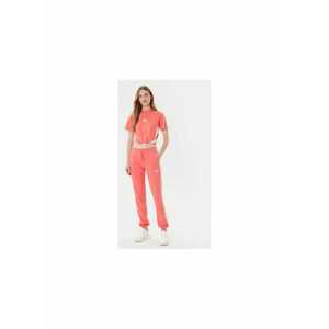 Pantaloni de trening cu insertii elastice in talie si pe mansete imagine