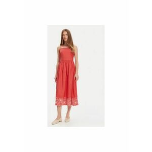 Rochie de vara dama 4KUSDV0B7 - Bumbac - Rosu - Rosu imagine