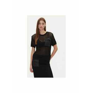 Pulover dama P5BSAV83 - Viscoza/Nylon - Negru - Negru imagine