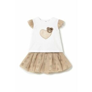 Compleu copii - TAPIOCA - 90% bumbac - bej - bumbac/poliester/elastan imagine