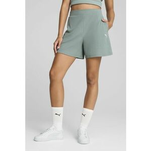 Pantaloni scurti striati cu logo - Verde deschis imagine