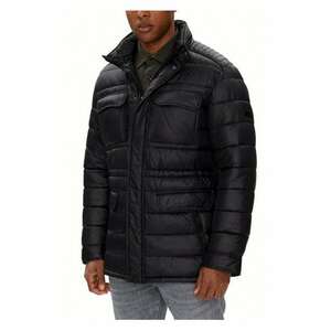 Geaca de puf cu gluga neagra - 100% poliamida imagine