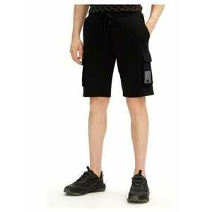 Pantaloni Bermuda - negru - 100% bumbac - Negru imagine