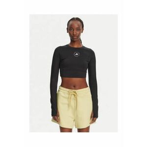 Bluza slim fit crop cu logo imagine