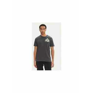 Tricou din bumbac cu logo si decolteu rotund imagine
