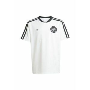 Tricou cu logo si dungi pe maneci imagine