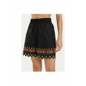 Pantaloni scurti dama 241W1003 - Bumbac organic - 38 EU - Negru imagine
