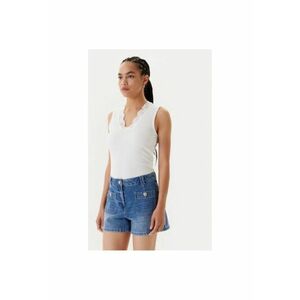 Top dama 251-DADILO - Poliester reciclat/Viscoza - Alb - Alb imagine