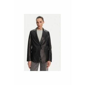 Geaca din piele dama CAPRICE BLAZER - Piele naturala - Negru - Negru imagine
