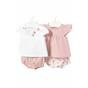 Set 2 Compleuri pentru copii - 1663 27 - bumbac - roz/alb imagine