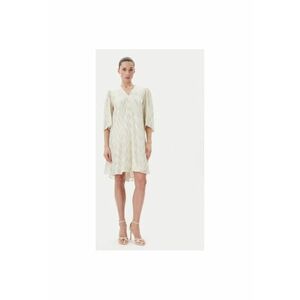 Rochie dama BBW4579 - Viscoza - Bej - Bej imagine