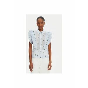 Camasa dama 252102725224 - Bumbac/Poliester - 40 EU - Albastru deschis imagine