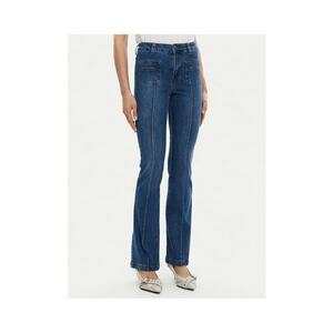 Blugi dama - 304772559 - Bumbac - Albastru - Bleumarin imagine
