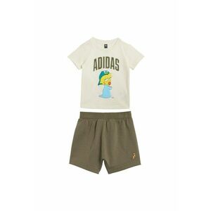 Set tricou si pantaloni scurti cu print imagine