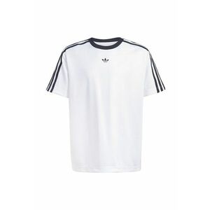 Tricou cu logo pe piept si dungi contrastante pe maneci imagine