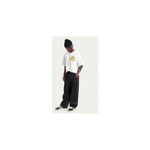 Pantaloni de trening cu croiala ampla si snur imagine
