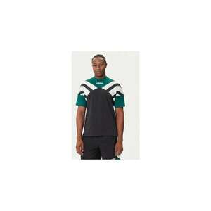 Tricou din bumbac cu model colorblock imagine