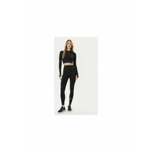 Bluza de fitness crop cu logo imagine