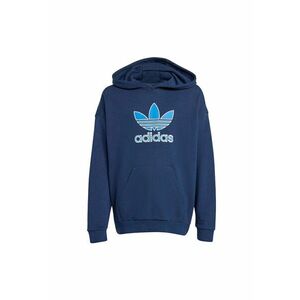 Hanorac cu logo si buzunar kangaroo regular fit imagine