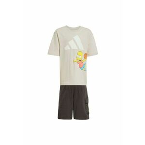 Set de tricou si pantaloni scurti cu logo imagine