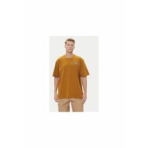 Tricou casual din bumbac - Portocaliu imagine
