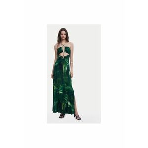 Rochie de vara dama 25SWVK55 - Viscoza/Elastan - Verde - Verde imagine