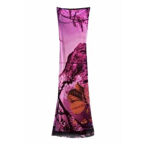 Rochie de vara dama 25SWVK39 - Poliester/Elastan - Roz - Roz imagine