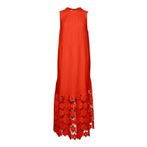 Rochie de vara dama 26037703 - Lyocell/Poliamida - Rosu imagine