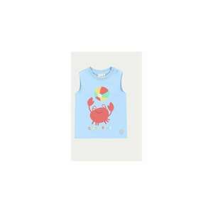 Tricou copii - 050220 - Albastru - Bumbac - Albastru imagine