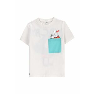 Tricou baieti WC5143201HBK - Bumbac - Ecru - Ecru imagine