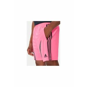 Pantaloni scurti sport cu logo brodat - Roz imagine