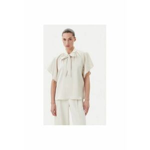Bluza dama BBW4439 - Poliester reciclat - Ecru - Ecru imagine